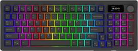 Klaviatūra AQIRYS AQIRYS mechaninė 96%/95 klavišų Dual Mode: belaidė ir laidinė ATRIA black | AQI-GA-KB-12 | 5949161382721