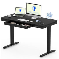 Kompiuterio stalas reguliuojamo aukščio Flexispot EW9BB, 120.4 cm x 60.4 cm, 72 - 122 cm, juoda sp.