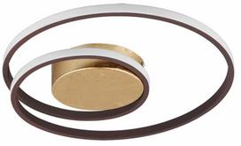Šviestuvas lubų Reality Zibal R62911124, LED, 3000 °K, 1 x 22 W, ruda sp./balta sp.