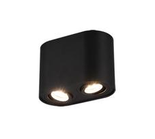 Šviestuvas lubų Trio Cookie 612900232, GU10, 2 x 35 W, juoda sp.