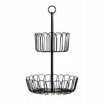 Vaisių ir daržovių krepšelis Homla Wardon 772290, metalas, 28 cm x 28 cm, juoda sp.