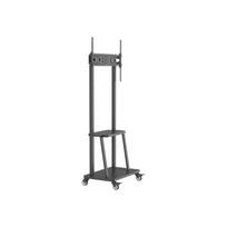 TECHLY Floor Stand with Shelf for 32-70inch LCD/LED/Plasma TV