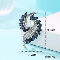 Korean Matte Floral Brooch for Women - Simple Autumn/Winter Style