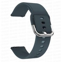 20 mm 22 mm silikoninė apyrankė skirta Samsung galaxy watch 5/pro/4 44 mm 40 mm Active 2 Gear 3 dirželio apyrankė, skirta Galaxy Watch 4 46 mm 42 mm 20MM tamsiai mėlyna spalva