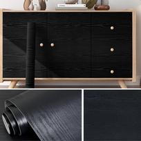 Medžio rašto dekoratyvinės plėvelės PVC vandeniui atsparūs tapetai lipnūs renovacijai namų baldai sienų lipdukai spintai 40cm x 100cm