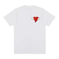 Kanye West Heart Hip Hop T-shirt Vintage Cotton Men T Shirt Amusing Streetwear Harajuku New TEE TSHIRT Womens Daily Casual Tops S