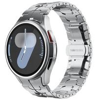 Stainless Steel Strap for Samsung Galaxy Watch 7 6 5 4 44mm 40mm FE Correa Business Band for Galaxy 6 Classic 47/43mm 5Pro 45mm Galaxy 4 40mm 44mm sidabras