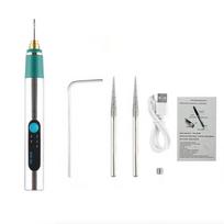 DIY Carving Tool Electric Engraver Pen Handheld Rechargeable Etching Pen Anti-Slip Jewelry Engraving Machine for Metal Glass