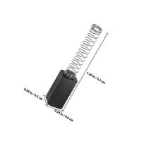 10Pcs Sewing Machine Motor Carbon Brush Kit Replacement for Small Motor Repair Overlock Sewing Machine Accessories