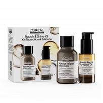 Absolut Molecular Repair & Shine Kit MINI Duo Šampūno ir aliejaus rinkinys 100ml+75ml