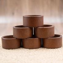 5/10Pcs Wooden Napkin Rings Decorative Holder for Christmas Wedding Banquet Dinner Party Table Setting Decor Accessories 1PC ruda