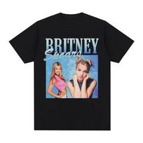 Britney Spears Metal Rock Men's and Women's Graphic T-Shirts, Fashion Hip Hop T-Shirts, Extra Large Vintage Harajuku Cotton Top S įvairiaspalvis