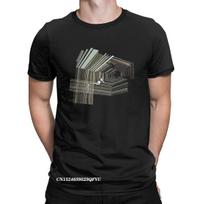 Interstellar T-Shirts Men Vintage Cotton Tees Crewneck Harajuku Tops T Shirts Unique Clothes Oversized S įvairiaspalvis