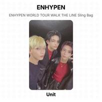 ENHYPEN WORLD TOUR WALK THE LINE Sling Bag Official Photocard Unit