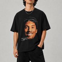 Kobe Bryant Black Mamba Oversized Graphic Tee, NBA Legend Basketball T-Shirt, Lakers Fan Gift, Vintage Streetwear, Unisex Black Shirt XL