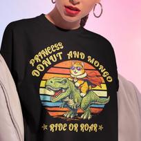 Princess Donut and Mongo Shirt - Donut Holes,Dungeon Crawler Carl Tshirt,Fantasy Bookish Tee 2XL