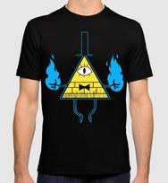 Gravity Falls Bill Cipher T-Shirt, Men's and Women's Sizes L