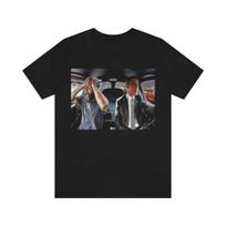 Obama Driving Alongside Lightning McQueen shirt M