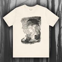 The Raven, Alfred Kubin ArT-Shirt, Edgar Allan Poe T-Shirt, Gothic Poem, Goth Literature, Bookworm Unisex Jersey Short Sleeve Tee S