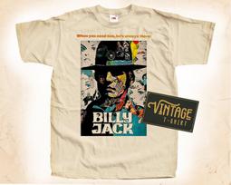 Billy Jack V1 T-Shirt Vintage Natural color Men's T-Shirt DTG Digital Print SIZES S M L XL 2XL 3XL 4XL 5XL 4XL