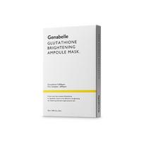 Genabelle Glutathione Brightening Ampoule Sheet Mask Melanin Care 5 Sheets 1 Pack (5 Sheets)