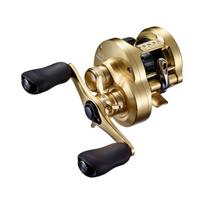 Shimano 21 Calcutta Conquest 200HG Baitcasting Reel (Right Handle) auksas