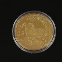 2027 Year of the Goat Zodiac Souvenir Coin Non-Fading Lucky Collectible Special New Year Gift for Zodiac Fans 09