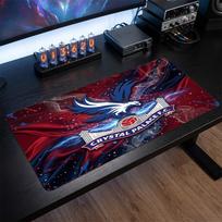 Crystal Palace Football Print Large Mouse Pad, Anti-Slip Extended Gaming Desk Mat for Office Home 30cmx60cm（11.8x23.6inch）