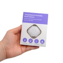 High Accuracy BLE Mini Digital Thermometer Hygrometer T201 Portable Indoor Environment Monitor (White,±0.5℃&-20C - +60C) balta