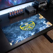 Leeds United Football Print Large Mouse Pad, Anti-Slip Extended Gaming Desk Mat for Office Home 30cmx60cm（11.8x23.6inch）