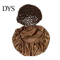 Satin Hair Bonnet for Curls Silk Shower Cap, with Breathable Mesh Top And Large Pocket Design, Cap Lock Moisture Reduce Frizz 2 in 1 Wrap Sleep kava