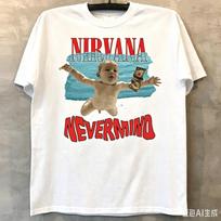 Nirvana Band Dont Mind The Kids Vintage Retro ShortSleeved American Streetwear Unisexs And Unisexs Pure Cotton TShirt M