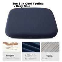 Pierkadan Seat Cushion, Ergonomic Memory Foam Office Chair Pad, Hemorrhoid Cushion, Long-Sitting Aid, Student Butt Pad, Gray And Blue