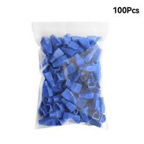 100Pcs Mixed Color CAT5E CAT6 RJ45 Ethernet Network Cable Strain Relief Boots Cable Connector Protective Sleeve Plug Cover