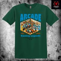Arcade Gaming Legends Premium Unisex Heavy Cotton Gamer T-Shirt 2XL