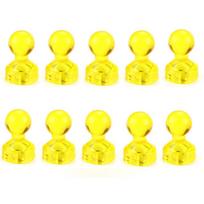 10 pcs/ pack Neodymium Mini Cones magnets Whiteboard Magnet Refrigerator Magnet Push Pins Magnets geltona