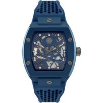 Philipp Plein PWVBA0323 The Skeleton Ecoceramic Men's Watch 44mm mėlyna