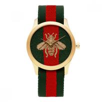 Gucci Unisex Le Marche De Mervey Jaučio Nato Laikrodis Ya126487b YA126487B