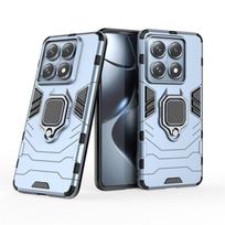 Šarvuotas magnetinis žiedinis laikiklis dėklas Xiaomi 14T 13T 12T 11T Pro Mi 15 5G Apsauginis dangtelis kamerai Mi14T Mi15 Funda For Xiaomi 11T tamsiai mėlyna