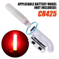 Fish Bite Alarm Double Bell Light Night Fishing Electronic Rod LED Light Stick Luminous Glow Waterproof Rock Fishing Float CR425 1pc