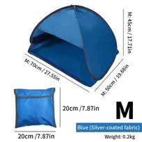 Pop Up Tent Parking in Car Mini Shade Tent Shading Dome Sunbathing Camping Beach Personal Face Protection Tent Sunshade 1pc  M/L