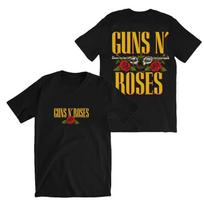 Classic High Quality Guns N’ Roses Print T-shirt Men Women Cotton Hip Hop Oversized Tshirts Short Sleeve T Shirt Streetwear Tops 2XL brown