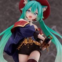 Anime Hatsune Miku figūrėlė Pasakų stebuklų šalis Hatsune Miku Bato katinas Kawaii veiksmo figūrėlės Suaugusiųjų kolekcijos modelis Žaislas Dovana
