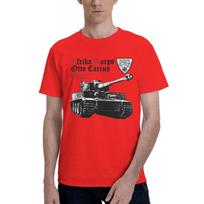 Afrika Korps Tigro Grafika 100% Medvilnė Laisvalaikio Kvėpuojantis Patogus Marškinėliai Juokingi Vyriški Marškinėliai Drabužiai Vyrams S