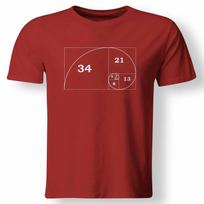 Fibonacci Spiral Golden Ratio Math Graphic Teacher Gift T Shirt New 100 Cotton Short Sleeve ONeck Tshirt Casual Mens Top S