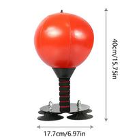 Desktop Punching Bag with 4 Suction Cup Desk Boxing Punch Ball Heavy Duty Stress Relief Boxing Practice for Kids and Adults raudona