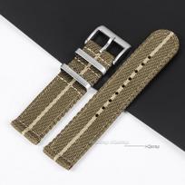 20mm 22mm Nylon Watch Strap Soft Nylon Sport Replacement Band Quick Release Universal Canvas Bracelet Watchband for Seiko Bands 22mm black