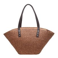 Raffia Tote Bags For Women Straw Crochet Bucket Shoulder Bags Large Capacity Shopper Totes 2026 Summer Latest Designer Handbags 52x25x13cm