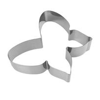 Elegant Butterfly Design Cake Cutter Mousse Rings With Smooth Easy Cleaning Stainless Steel Pastry Decoration Supplies S gray