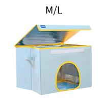 Pet Cooling House Shelter Easy Clean Multipurpose Cat Furniture Pet Supplies 50x40x38cm
